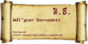 Wágner Bernadett névjegykártya